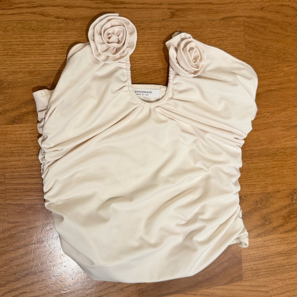 Peppermayo Exclusive - Serenity Rose Top - Ivory